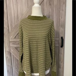 Madewell and Medium Stripe long sleeve Henley